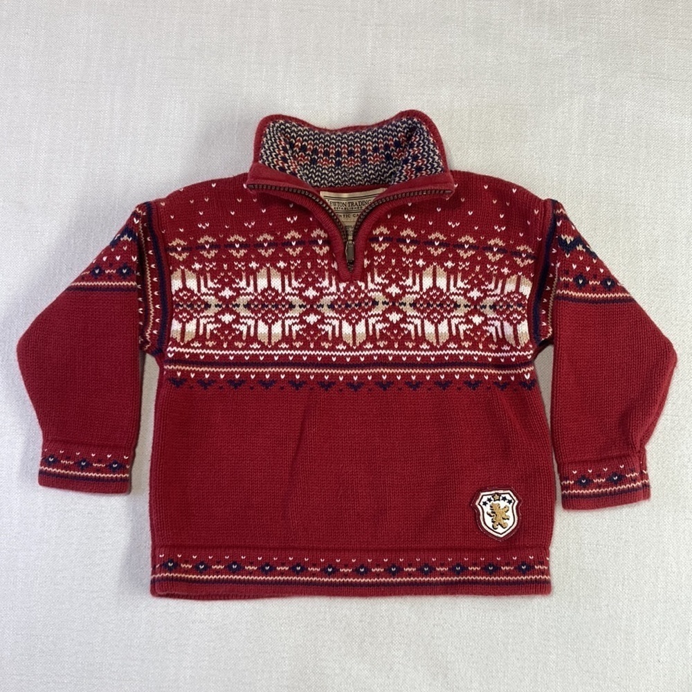 NEWTON TRADING CO | Knit Quarter Zip Sweater